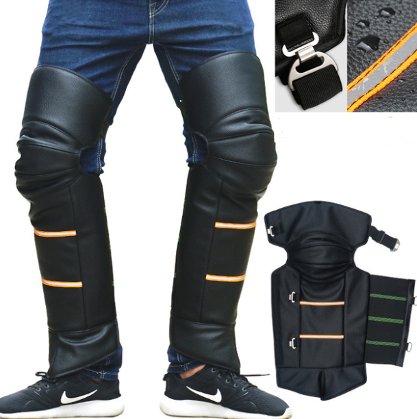 Motorcycle Knee and Shin Pads, Thick Protective Gear