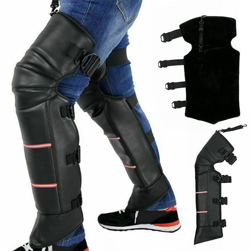 Motorcycle Knee and Shin Pads, Thick Protective Gear