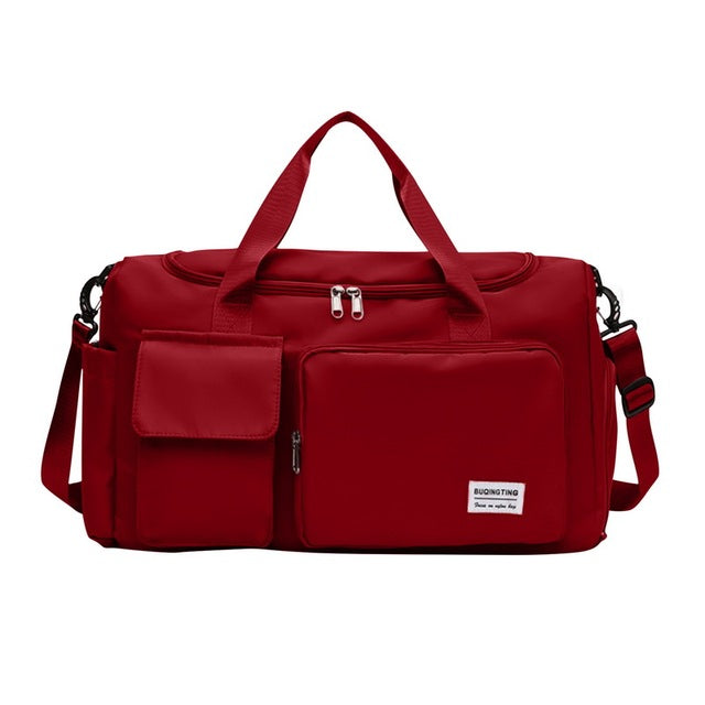 Large Capacity Waterproof Nylon Travel Bag for Camping
