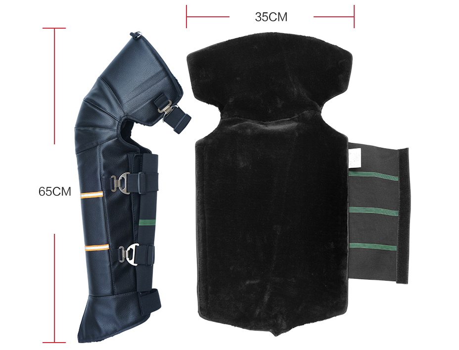 Motorcycle Knee and Shin Pads, Thick Protective Gear