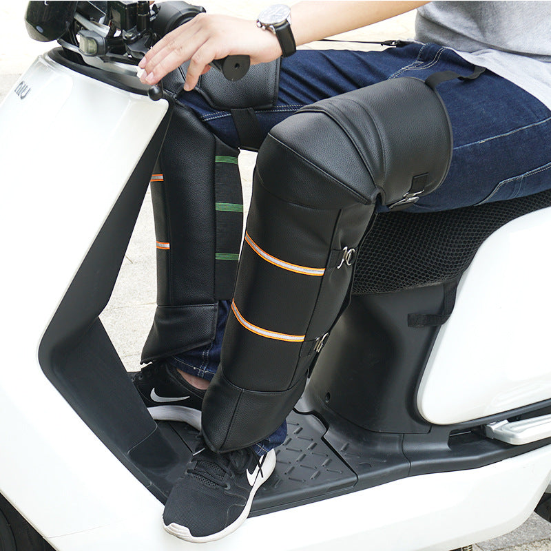 Motorcycle Knee and Shin Pads, Thick Protective Gear