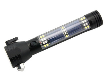 Safety Hammer Flashlight, Outdoor Travel Light with Magnet